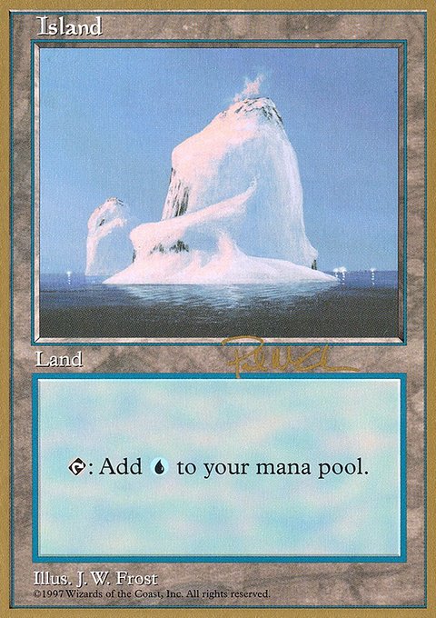 Island, World Championship Decks 1997 #pm437, Magic: The Gathering card