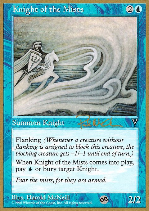 Knight of the Mists, World Championship Decks 1997 #pm36sb, Magic: The Gathering card