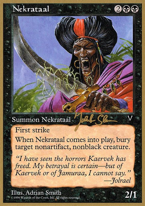 Nekrataal, World Championship Decks 1997 #js66, Magic: The Gathering card