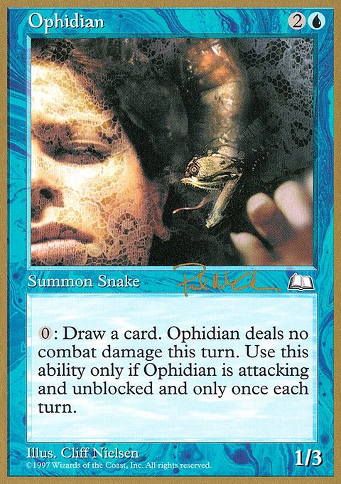 Ophidian, World Championship Decks 1997 #pm45, Magic: The Gathering card