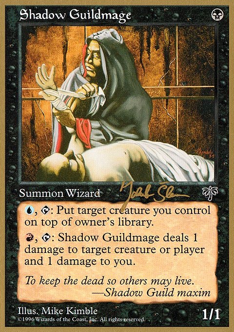 Shadow Guildmage, World Championship Decks 1997 #js140, Magic: The Gathering card