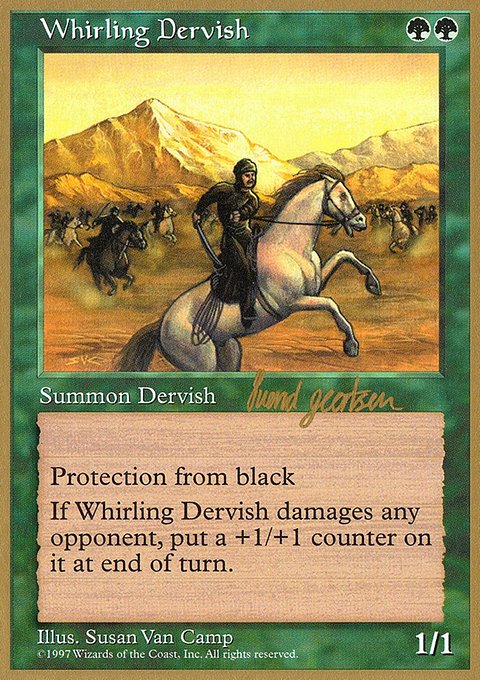 Whirling Dervish, World Championship Decks 1997 #sg341, Magic: The Gathering card