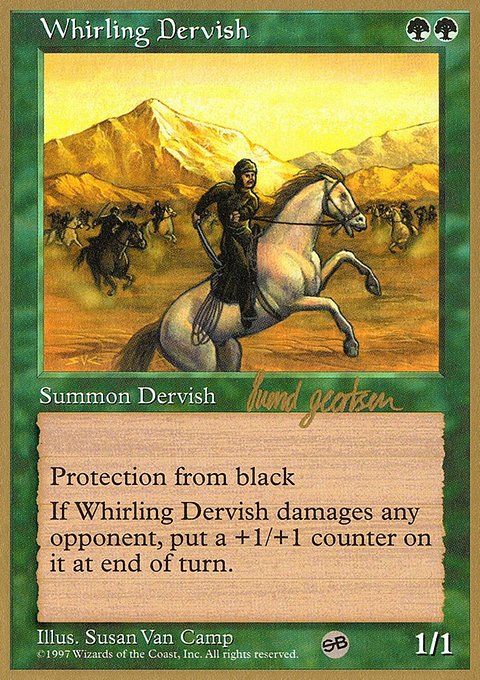 Whirling Dervish, World Championship Decks 1997 #sg341sb, Magic: The Gathering card
