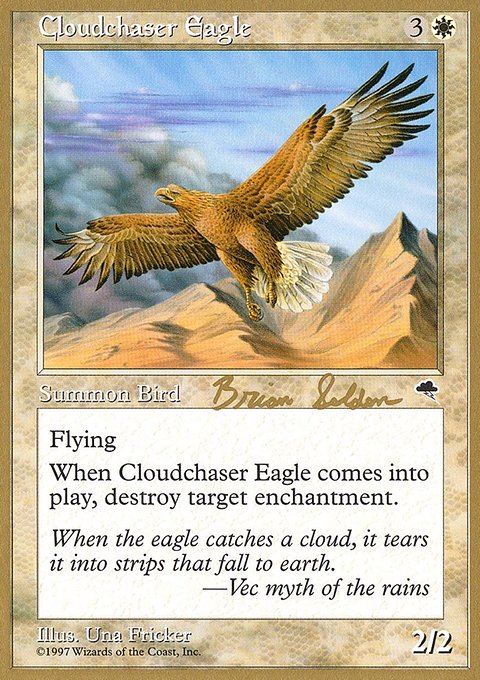 Cloudchaser Eagle, World Championship Decks 1998 #bs15, Magic: The Gathering card