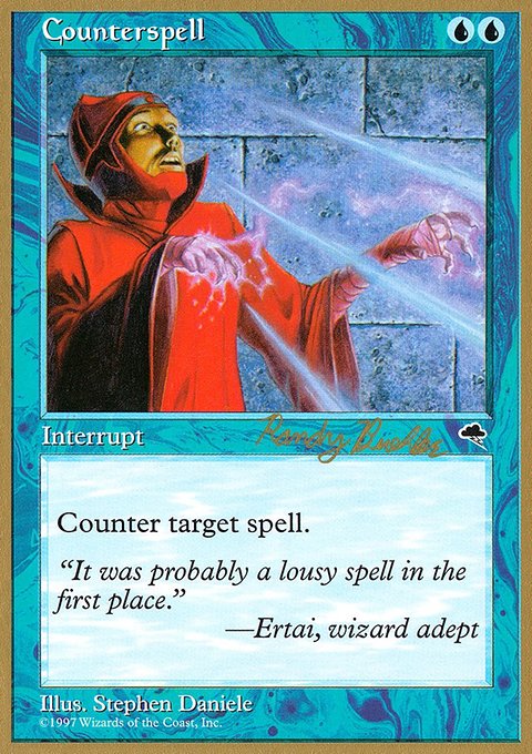 Counterspell, World Championship Decks 1998 #rb57, Magic: The Gathering card