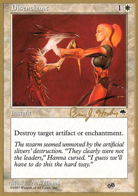 Disenchant, World Championship Decks 1998 #bh16sb, Magic: The Gathering card