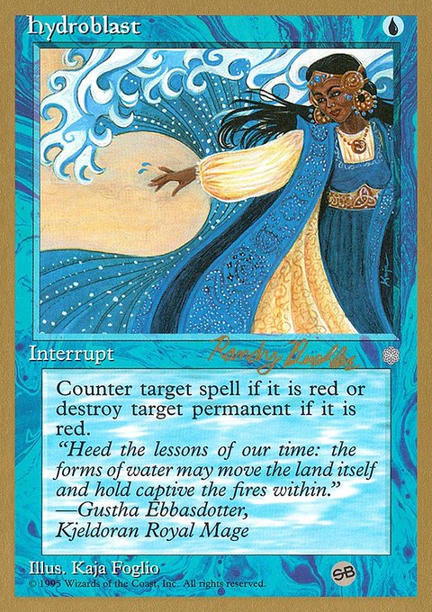 Hydroblast, World Championship Decks 1998 #rb72sb, Magic: The Gathering card