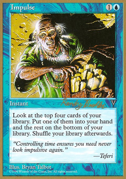 Impulse, World Championship Decks 1998 #rb34, Magic: The Gathering card