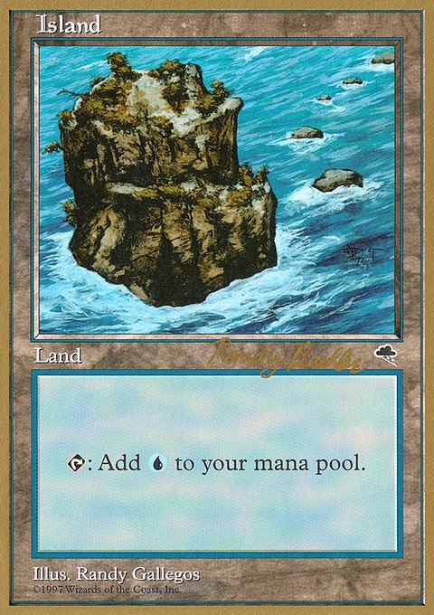 Island, World Championship Decks 1998 #rb335, Magic: The Gathering card