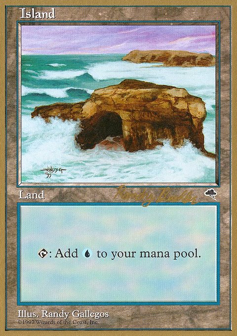 Island, World Championship Decks 1998 #rb336, Magic: The Gathering card