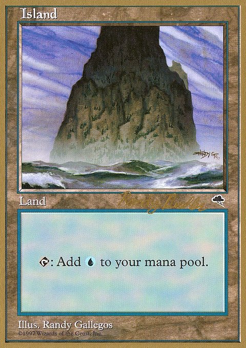 Island, World Championship Decks 1998 #rb337, Magic: The Gathering card