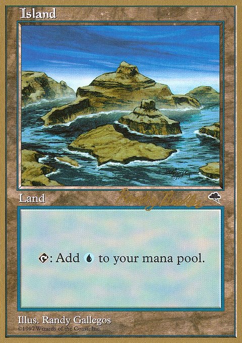 Island, World Championship Decks 1998 #rb338, Magic: The Gathering card