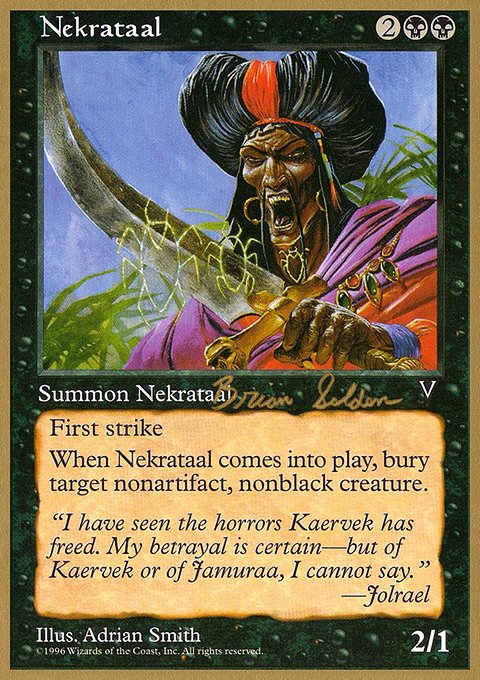 Nekrataal, World Championship Decks 1998 #bs66, Magic: The Gathering card