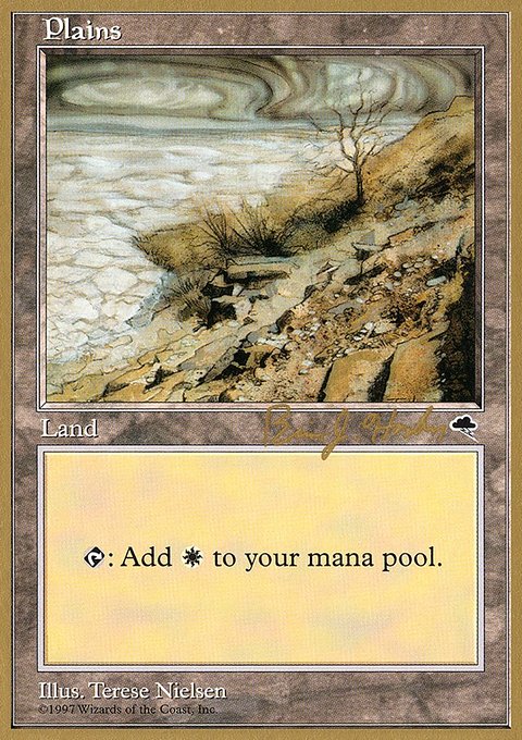 Plains, World Championship Decks 1998 #bh332, Magic: The Gathering card