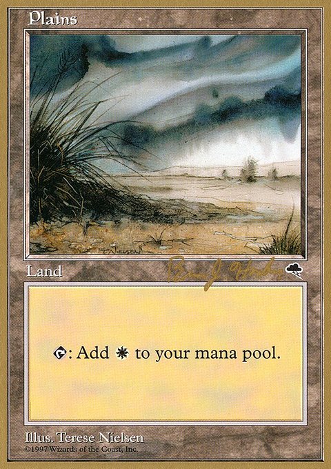 Plains, World Championship Decks 1998 #bh333, Magic: The Gathering card