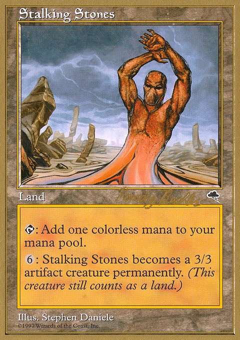 Stalking Stones, World Championship Decks 1998 #rb327, Magic: The Gathering card