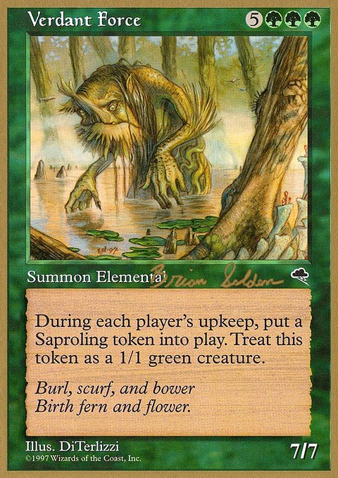 Verdant Force, World Championship Decks 1998 #bs263, Magic: The Gathering card