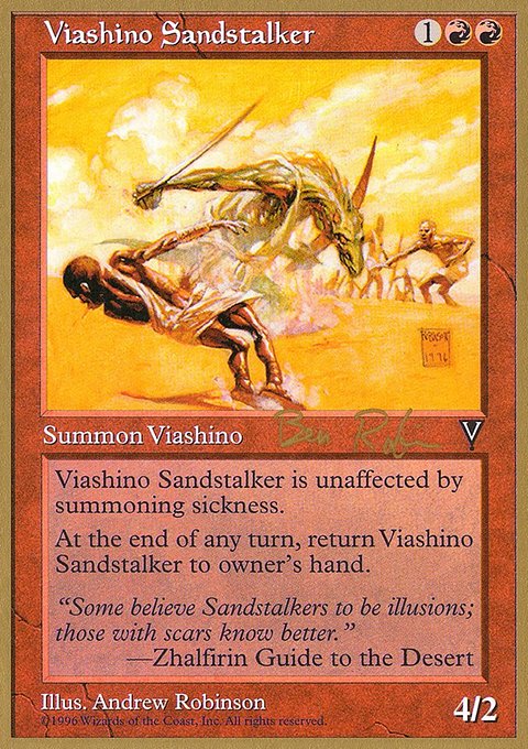 Viashino Sandstalker, World Championship Decks 1998 #br100, Magic: The Gathering card