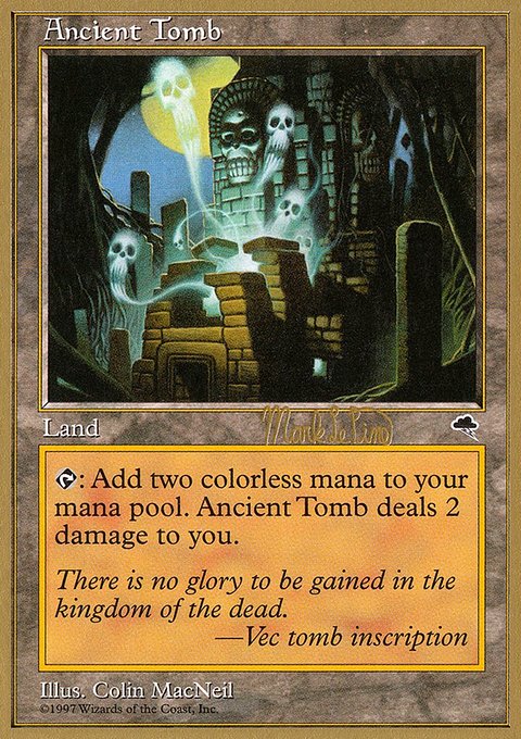 Ancient Tomb, World Championship Decks 1999 #mlp315, Magic: The Gathering card