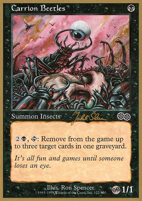 Carrion Beetles, World Championship Decks 1999 #js122sb, Magic: The Gathering card