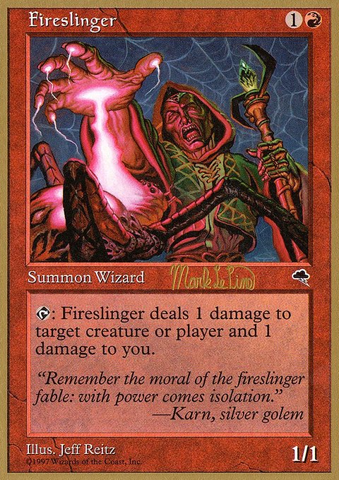 Fireslinger, World Championship Decks 1999 #mlp173, Magic: The Gathering card