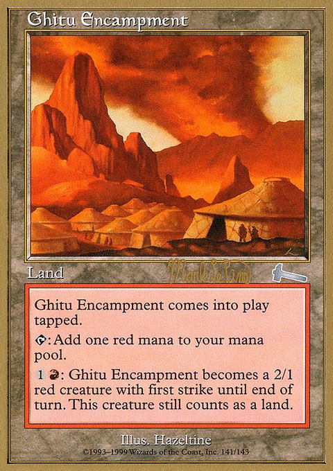 Ghitu Encampment, World Championship Decks 1999 #mlp141, Magic: The Gathering card
