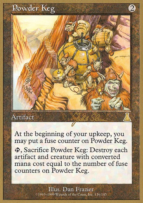 Powder Keg, World Championship Decks 1999 #js136a, Magic: The Gathering card
