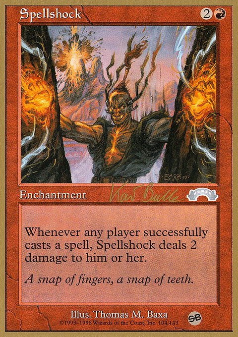 Spellshock, World Championship Decks 1999 #kb104sb, Magic: The Gathering card