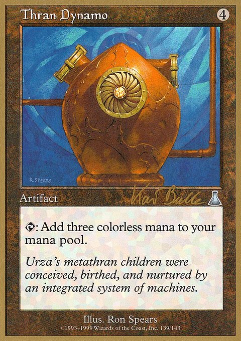 Thran Dynamo, World Championship Decks 1999 #kb139, Magic: The Gathering card