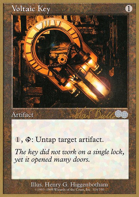 Voltaic Key, World Championship Decks 1999 #kb314, Magic: The Gathering card