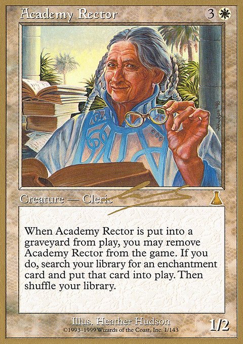 Academy Rector, World Championship Decks 2000 #nl1, Magic: The Gathering card