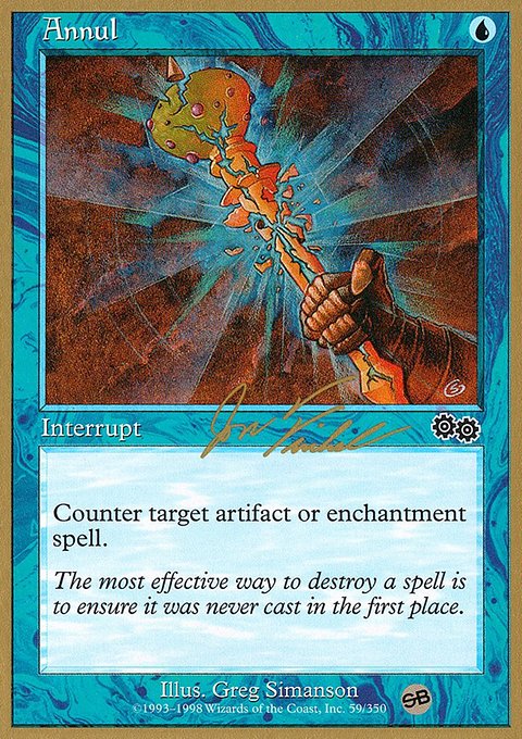 Annul, World Championship Decks 2000 #jf59sb, Magic: The Gathering card