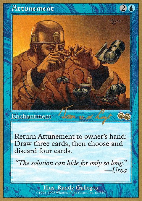 Attunement, World Championship Decks 2000 #tvdl61, Magic: The Gathering card