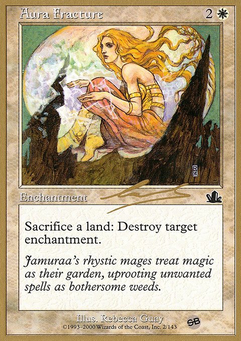 Aura Fracture, World Championship Decks 2000 #nl2sbb, Magic: The Gathering card