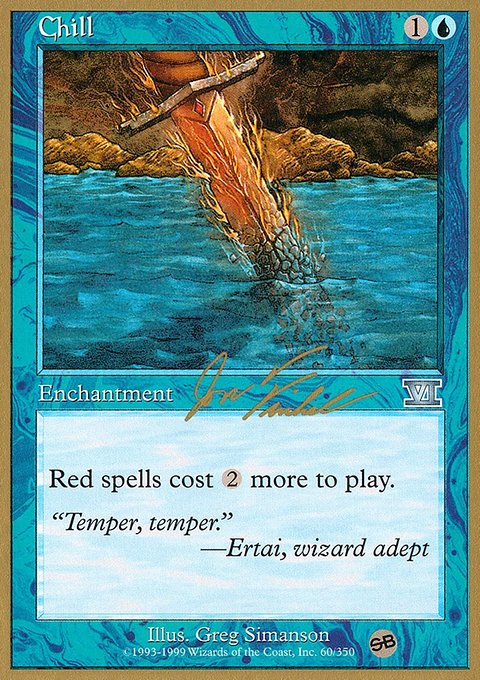 Chill, World Championship Decks 2000 #jf60sb, Magic: The Gathering card