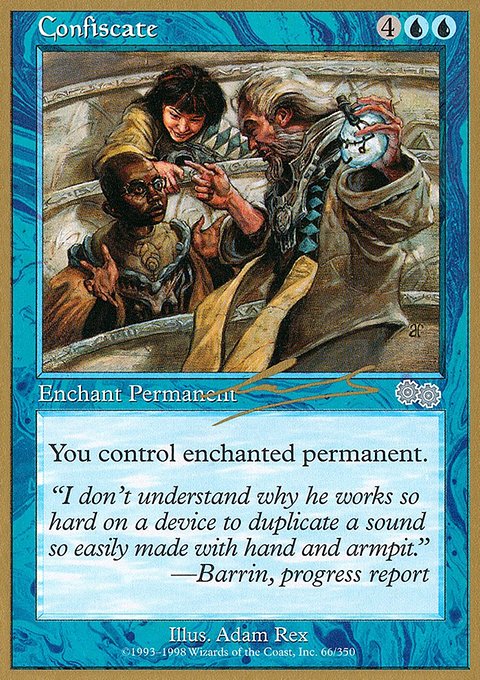 Confiscate, World Championship Decks 2000 #nl66, Magic: The Gathering card
