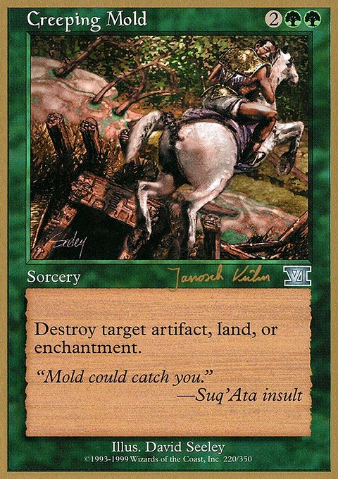 Creeping Mold, World Championship Decks 2000 #jk220, Magic: The Gathering card
