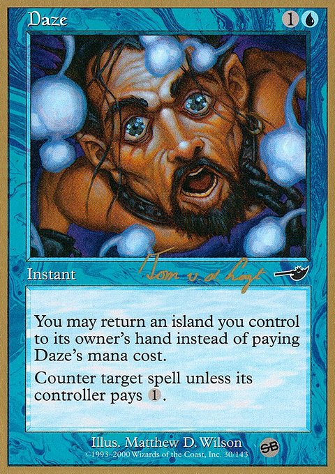 Daze, World Championship Decks 2000 #tvdl30sb, Magic: The Gathering card