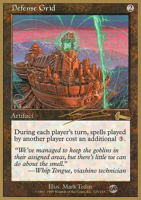 Defense Grid, World Championship Decks 2000 #nl125sb, Magic: The Gathering card