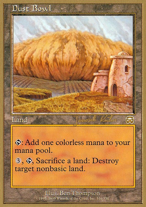 Dust Bowl, World Championship Decks 2000 #jk316, Magic: The Gathering card