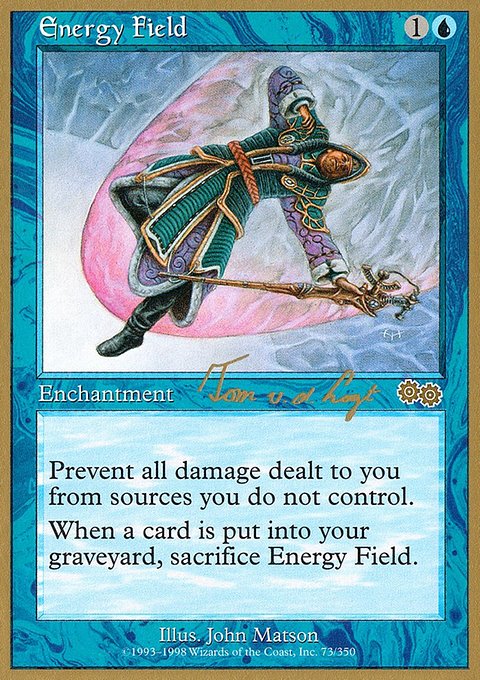 Energy Field, World Championship Decks 2000 #tvdl73, Magic: The Gathering card