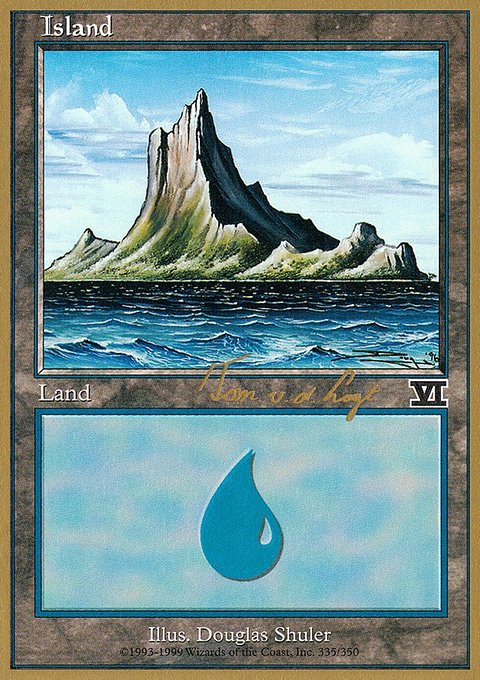 Island, World Championship Decks 2000 #tvdl335, Magic: The Gathering card