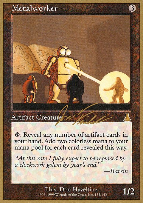 Metalworker, World Championship Decks 2000 #jf135, Magic: The Gathering card