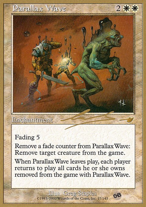 Parallax Wave, World Championship Decks 2000 #nl17sb, Magic: The Gathering card