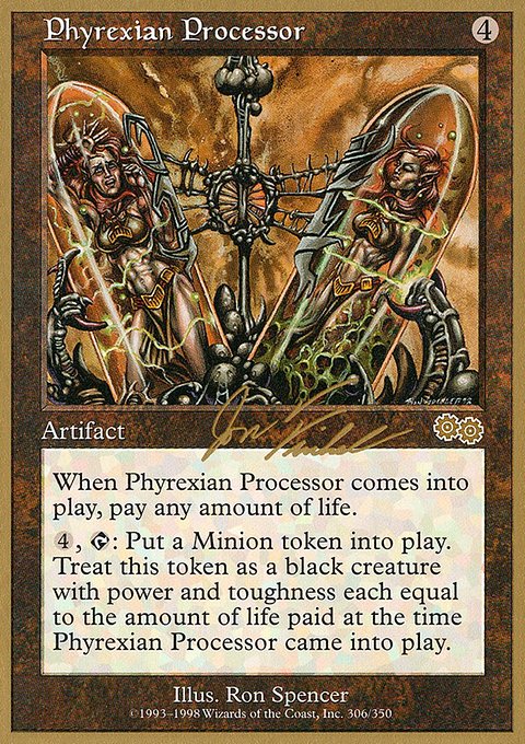 Phyrexian Processor, World Championship Decks 2000 #jf306b, Magic: The Gathering card