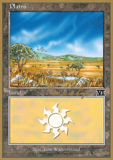 Plains, World Championship Decks 2000 #tvdl331, Magic: The Gathering card