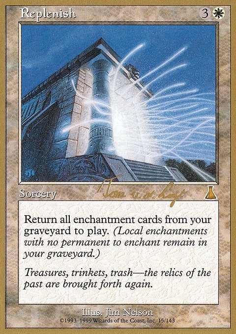 Replenish, World Championship Decks 2000 #tvdl15, Magic: The Gathering card