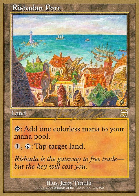 Rishadan Port, World Championship Decks 2000 #jf324, Magic: The Gathering card