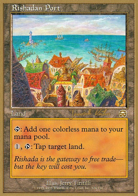 Rishadan Port, World Championship Decks 2000 #jk324, Magic: The Gathering card