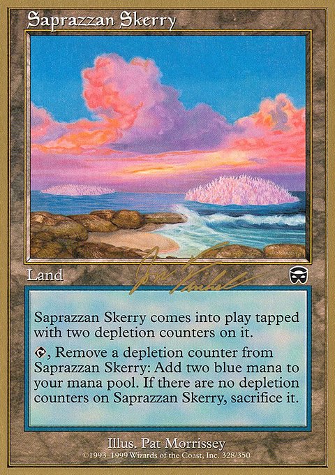 Saprazzan Skerry, World Championship Decks 2000 #jf328, Magic: The Gathering card